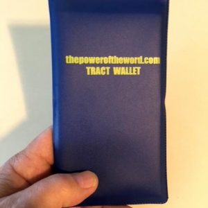 Custom Tract Wallet - Outside